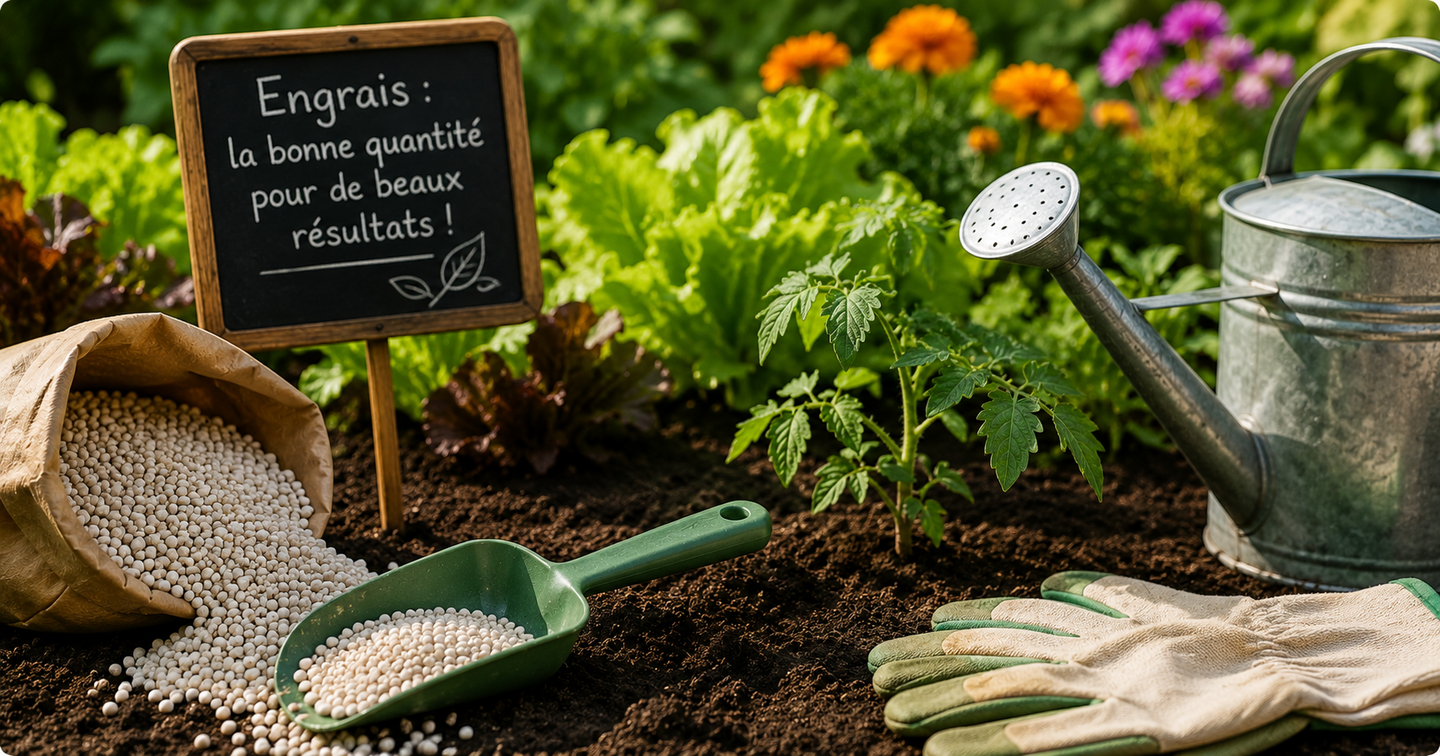 Quelle quantité d’engrais / dosage par m²